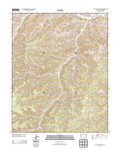 Little Pine Canyon 2013 topographic map thumbnail