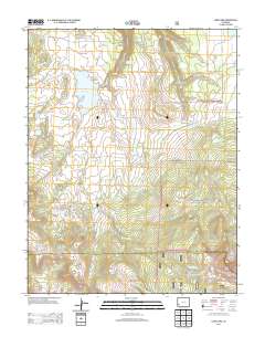 Lone Cone 2013 topographic map thumbnail