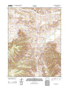Lone Mountain 2013 topographic map thumbnail