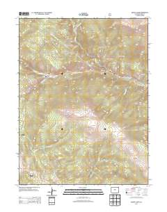Mount Logan 2013 topographic map thumbnail