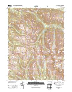 New York Peak 2013 topographic map thumbnail
