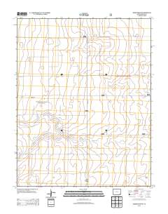 Moore Draw NW 2013 topographic map thumbnail