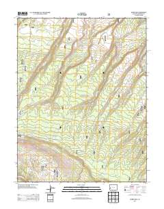 Moore Mesa 2013 topographic map thumbnail