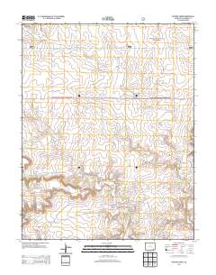 Pintada Creek 2013 topographic map thumbnail