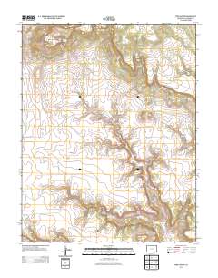 Pine Canyon 2013 topographic map thumbnail