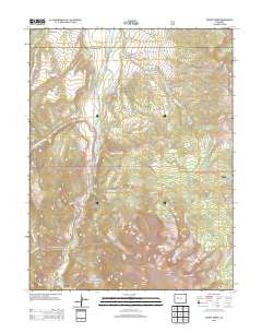 Mount Sopris 2013 topographic map thumbnail