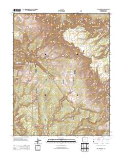 Pine Mountain 2013 topographic map thumbnail