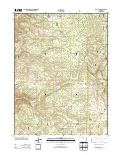 Mount Werner 2013 topographic map thumbnail