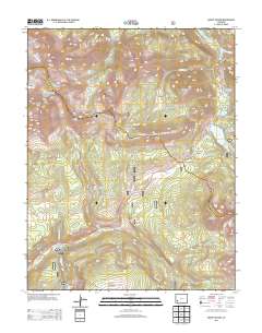 Mount Wilson 2013 topographic map thumbnail
