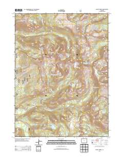 Mount Zirkel 2013 topographic map thumbnail