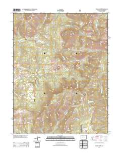 Mount Guero 2013 topographic map thumbnail