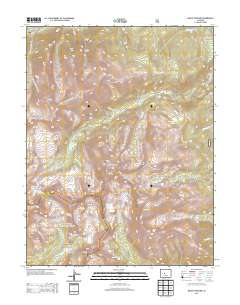 Mount Harvard 2013 topographic map thumbnail
