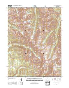 Mount Jackson 2013 topographic map thumbnail