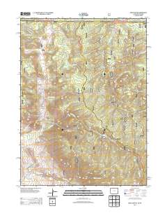 Kings Canyon 2013 topographic map thumbnail