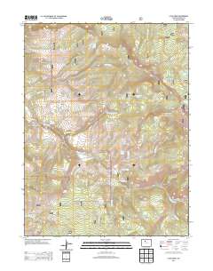 Lava Creek 2013 topographic map thumbnail