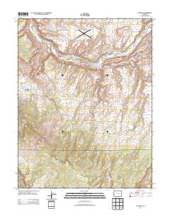 Naturita 2013 topographic map thumbnail