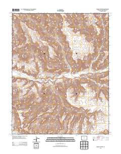 Moqui Canyon 2013 topographic map thumbnail