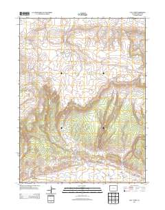 Lazy Y Point 2013 topographic map thumbnail