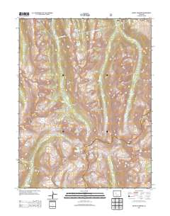 Mount Champion 2013 topographic map thumbnail