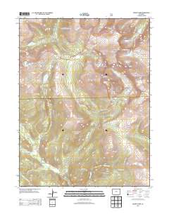 Mount Blue Sky 2013 topographic map thumbnail