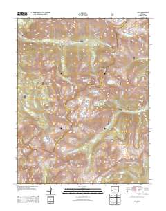 Ophir 2013 topographic map thumbnail