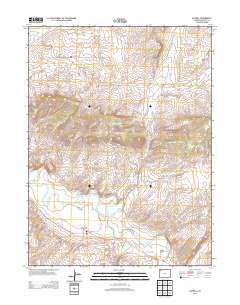 Maybell 2013 topographic map thumbnail
