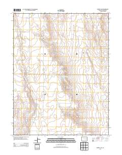 Kinney Lake 2013 topographic map thumbnail