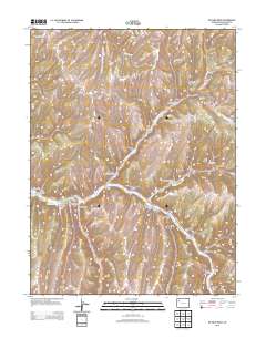No Name Ridge 2013 topographic map thumbnail