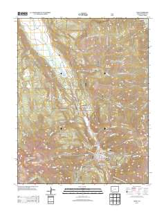 Ouray 2013 topographic map thumbnail