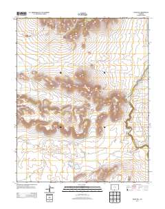 Kiowa Hill 2013 topographic map thumbnail