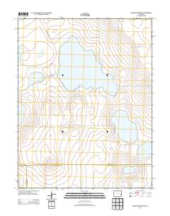 Neenoshe Reservoir 2013 topographic map thumbnail