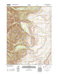 Pitchpine Mountain 2013 topographic map thumbnail