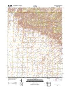 Ruby Lee Reservoir 2013 topographic map thumbnail