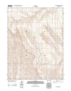 Sevenmile Ranch 2013 topographic map thumbnail