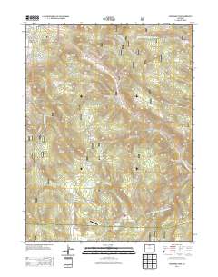 Panorama Peak 2013 topographic map thumbnail