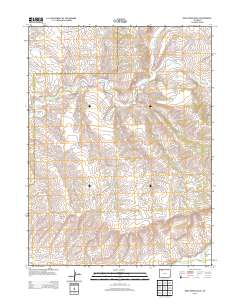 Rock Spring Gulch 2013 topographic map thumbnail