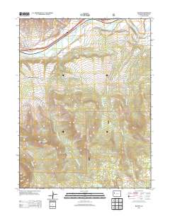 Rulison 2013 topographic map thumbnail