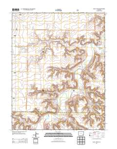 Riley Canyon 2013 topographic map thumbnail