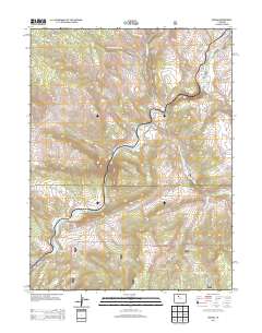 Radium 2013 topographic map thumbnail