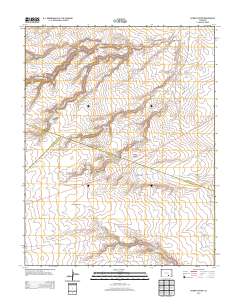 Myers Canyon 2013 topographic map thumbnail