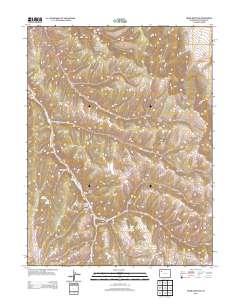 Segar Mountain 2013 topographic map thumbnail