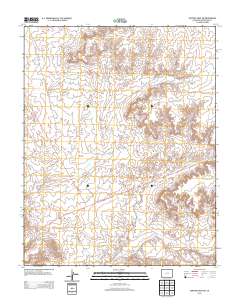 Sentinel Peak SW 2013 topographic map thumbnail
