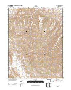 Price Creek 2013 topographic map thumbnail