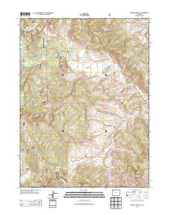 Rabbit Ears Peak 2013 topographic map thumbnail