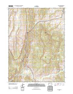 Oak Creek 2013 topographic map thumbnail