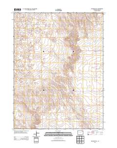 Reiradon Hill 2013 topographic map thumbnail