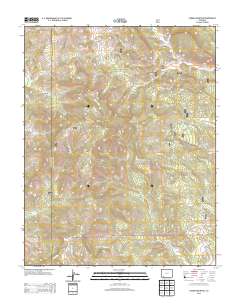 Pargin Mountain 2013 topographic map thumbnail