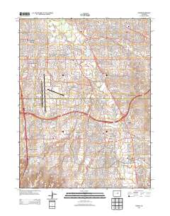 Parker 2013 topographic map thumbnail