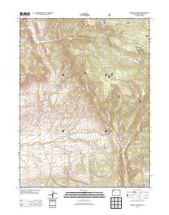 Sawmill Mountain 2013 topographic map thumbnail