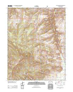 Sawtooth Mountain 2013 topographic map thumbnail
